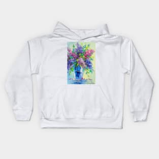 Lilac bouquet Kids Hoodie